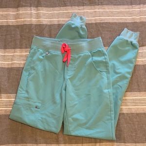 🌺Figs NEON BLUE Zamora Pants XST💥